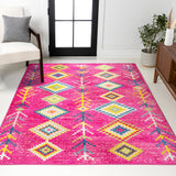 Tribal Love Geometric Area Rug