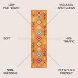 Tribal Love Geometric Area Rug