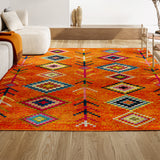 Tribal Love Geometric Area Rug