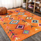 Tribal Love Geometric Area Rug