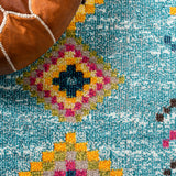 Tribal Love Geometric Area Rug