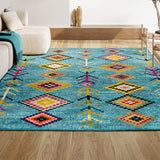 Tribal Love Geometric Area Rug