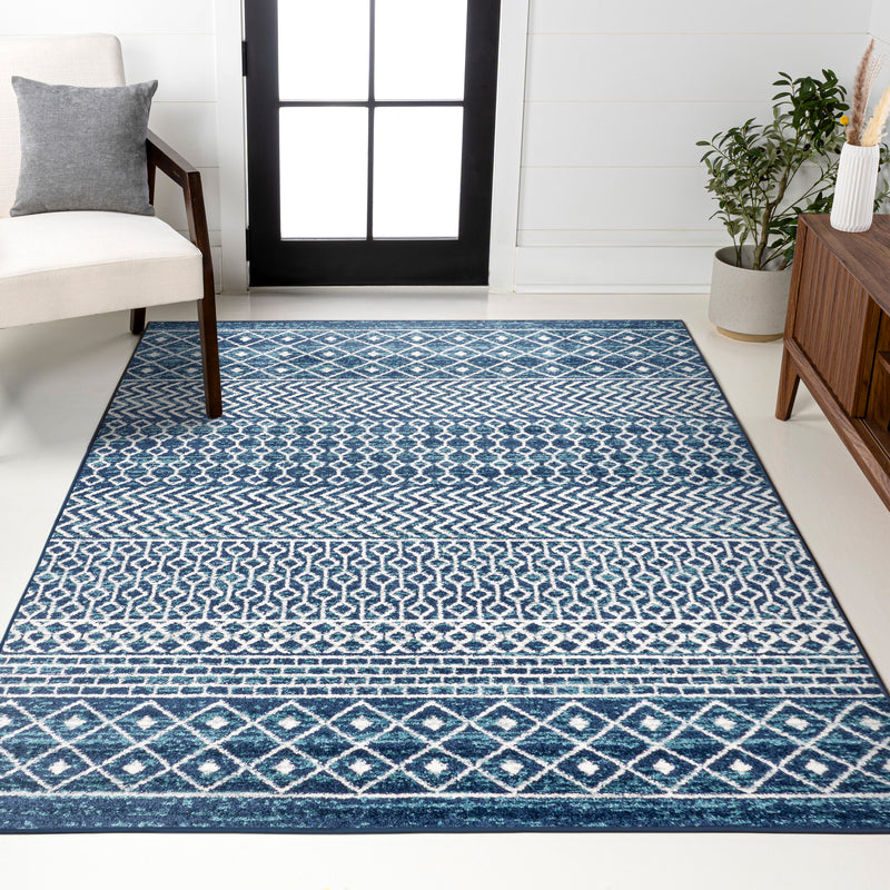 Arta Moroccan Vintage Geometric Rug Area Rug