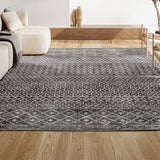Arta Moroccan Vintage Geometric Rug Area Rug