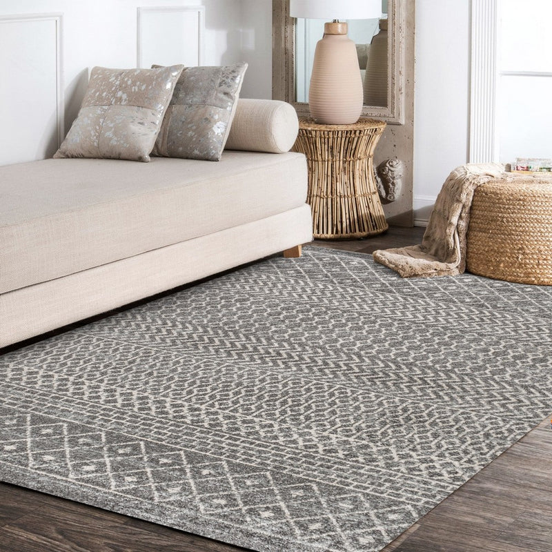 Arta Moroccan Vintage Geometric Rug Area Rug