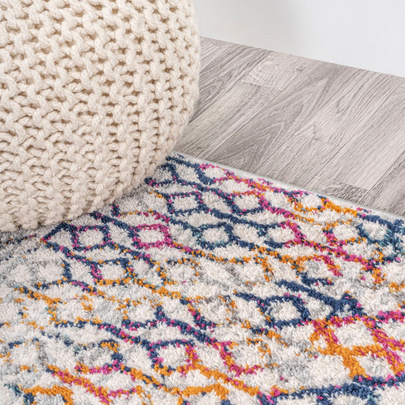 Arta Moroccan Vintage Geometric Rug Area Rug