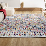 Arta Moroccan Vintage Geometric Rug Area Rug