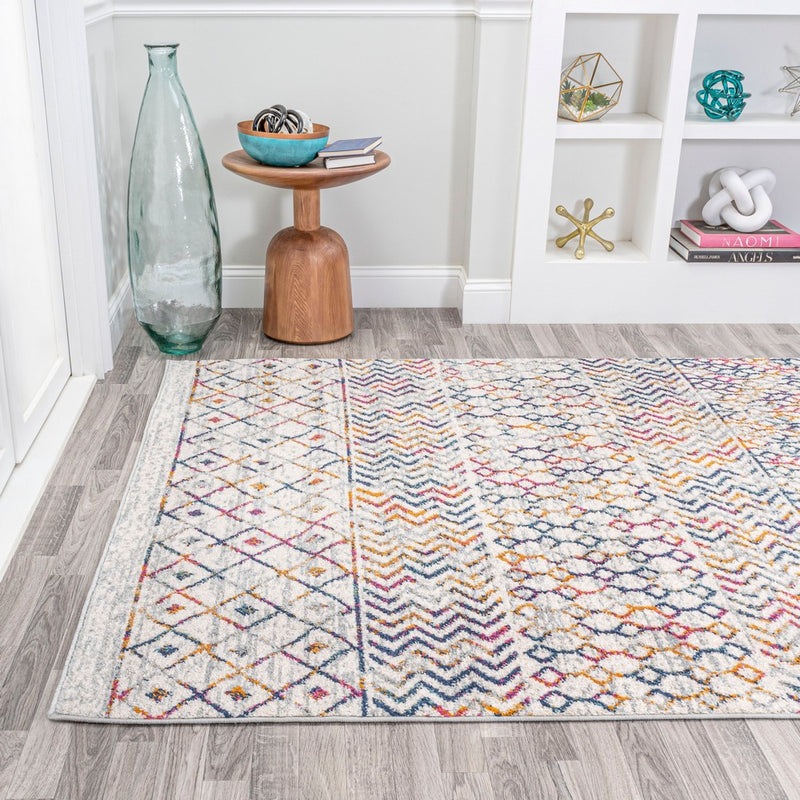 Arta Moroccan Vintage Geometric Rug Area Rug