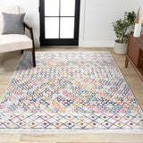Arta Moroccan Vintage Geometric Rug Area Rug