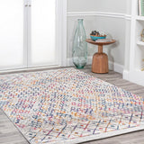 Arta Moroccan Vintage Geometric Rug Area Rug