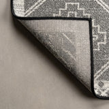 Amir Moroccan Beni Souk Area Rug Gray/Cream / Square / 3' Square – BACK