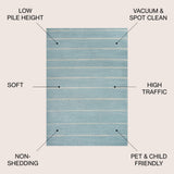 Williamsburg Minimalist Stripe Area Rug