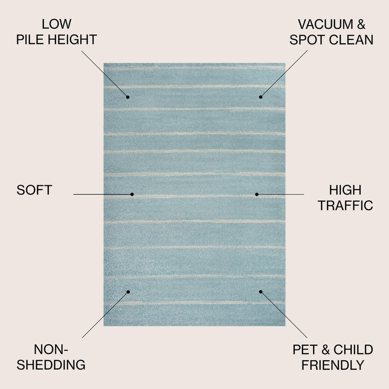 Williamsburg Minimalist Stripe Area Rug