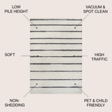 Williamsburg Minimalist Stripe Area Rug