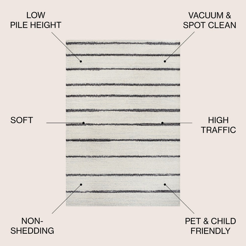 Williamsburg Minimalist Stripe Area Rug
