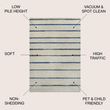 Williamsburg Minimalist Stripe Area Rug