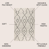 Alia Moroccan Beni Souk Area Rug