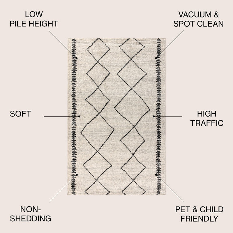 Zaina Moroccan Beni Souk Area Rug