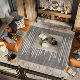 Aya Berber Stripe Geometric Area Rug