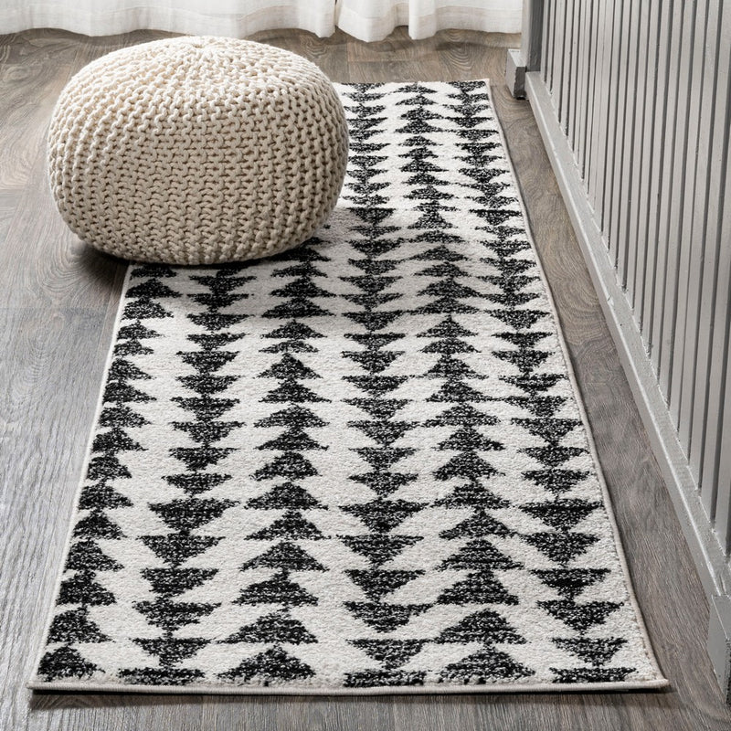 Aisha Moroccan Triangle Geometric  Area Rug