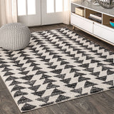 Aisha Moroccan Triangle Geometric  Area Rug