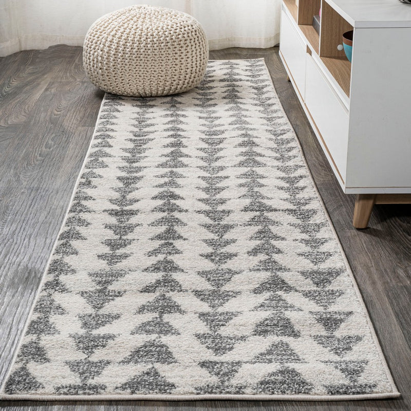 Aisha Moroccan Triangle Geometric  Area Rug