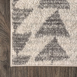 Aisha Moroccan Triangle Geometric  Area Rug