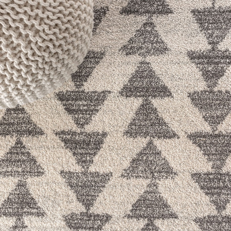 Aisha Moroccan Triangle Geometric  Area Rug