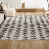 Aisha Moroccan Triangle Geometric  Area Rug