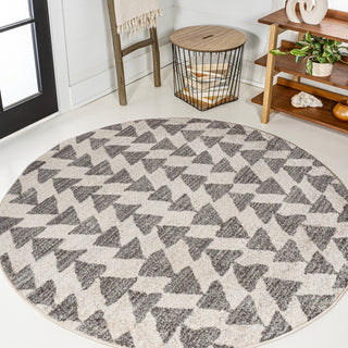 Aisha Moroccan Triangle Geometric  Area Rug