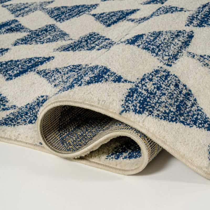 Aisha Moroccan Triangle Geometric  Area Rug