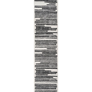 Khalil Modern Berber Stripe Area Rug