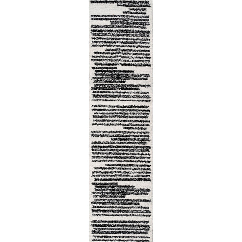 Khalil Modern Berber Stripe Area Rug
