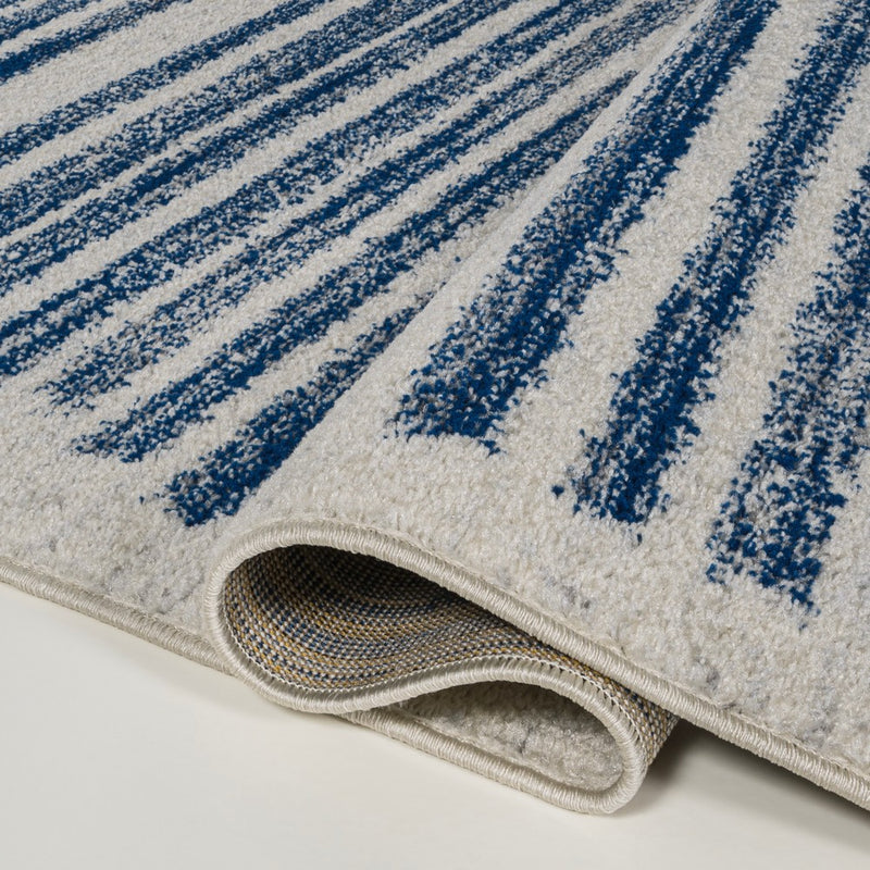 Khalil Modern Berber Stripe Area Rug