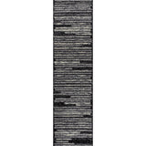 Khalil Modern Berber Stripe Area Rug