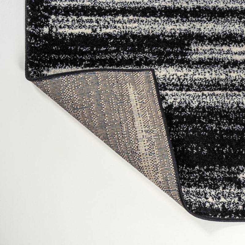 Khalil Modern Berber Stripe Area Rug