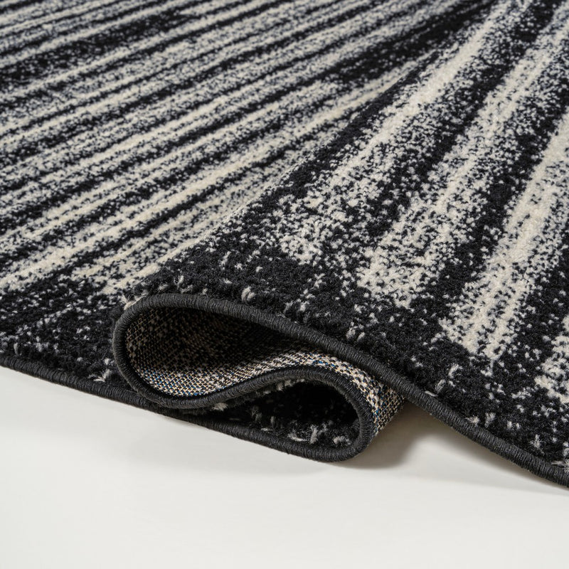 Khalil Modern Berber Stripe Area Rug