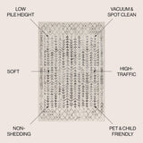 Ziri Moroccan Geometric Area Rug