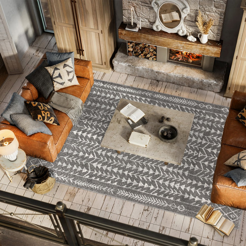 Ziri Moroccan Geometric Area Rug
