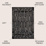 Ziri Moroccan Geometric Area Rug