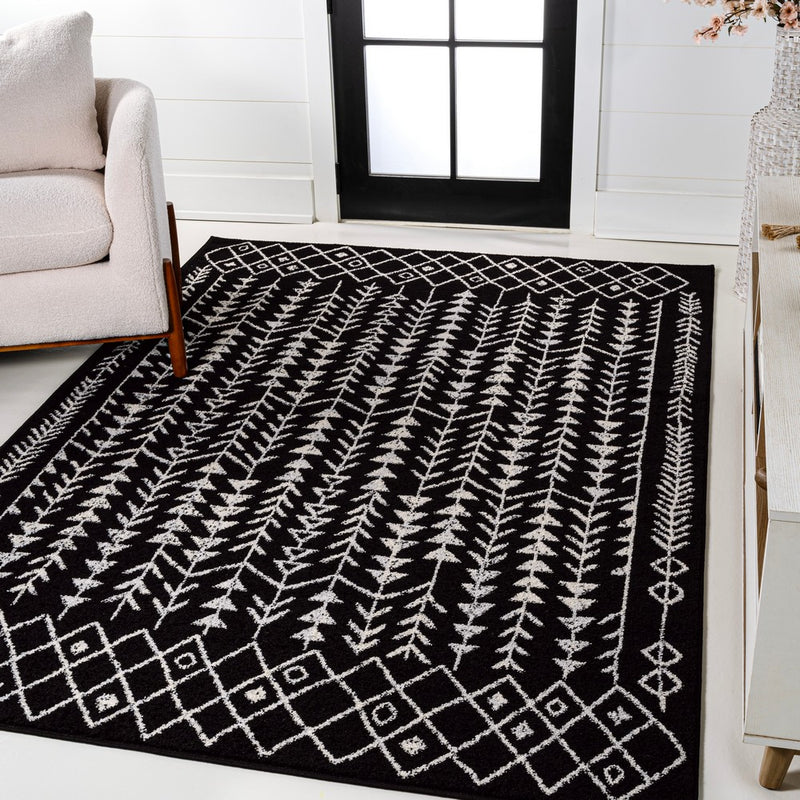 Ziri Moroccan Geometric Area Rug