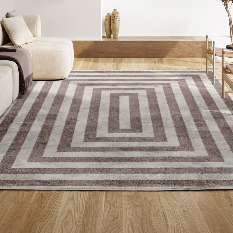 Bandol Modern Classic Mitre Stripe Area Rug