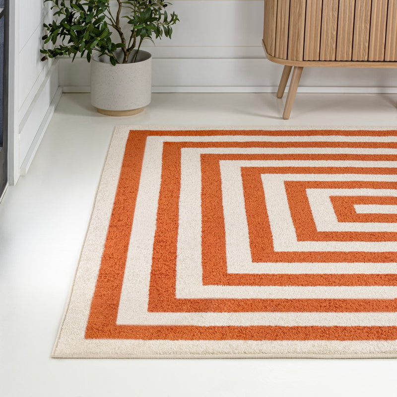 Bandol Modern Classic Mitre Stripe Area Rug