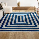 Bandol Modern Classic Mitre Stripe Area Rug