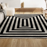 Bandol Modern Classic Mitre Stripe Area Rug