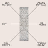 Asilah Moroccan Modern Diamond Area Rug