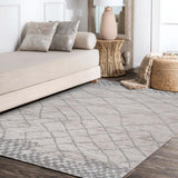 Asilah Moroccan Modern Diamond Area Rug