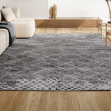 Asilah Moroccan Modern Diamond Area Rug