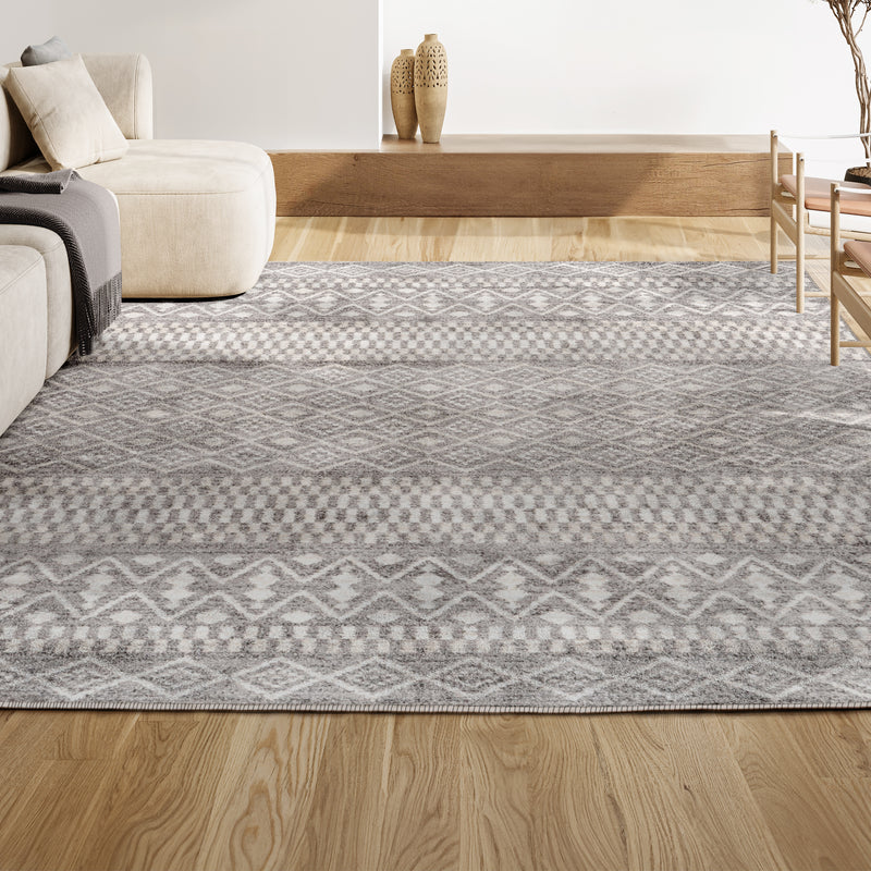 Ifrane Berber Geometric Stripe Area Rug
