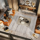 Ifrane Berber Geometric Stripe Area Rug